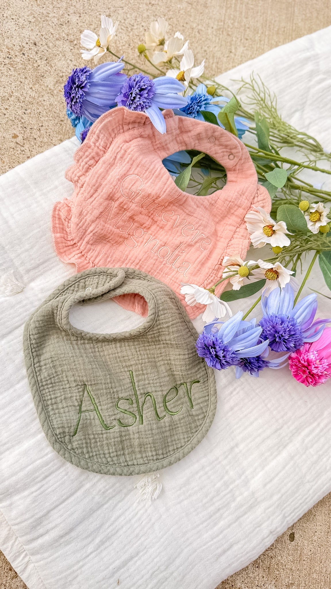 Personalized Muslin Bib