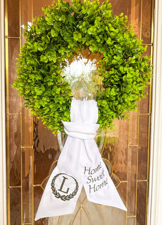 Wreath Sash