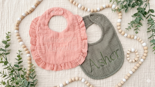 Personalized Muslin Bib