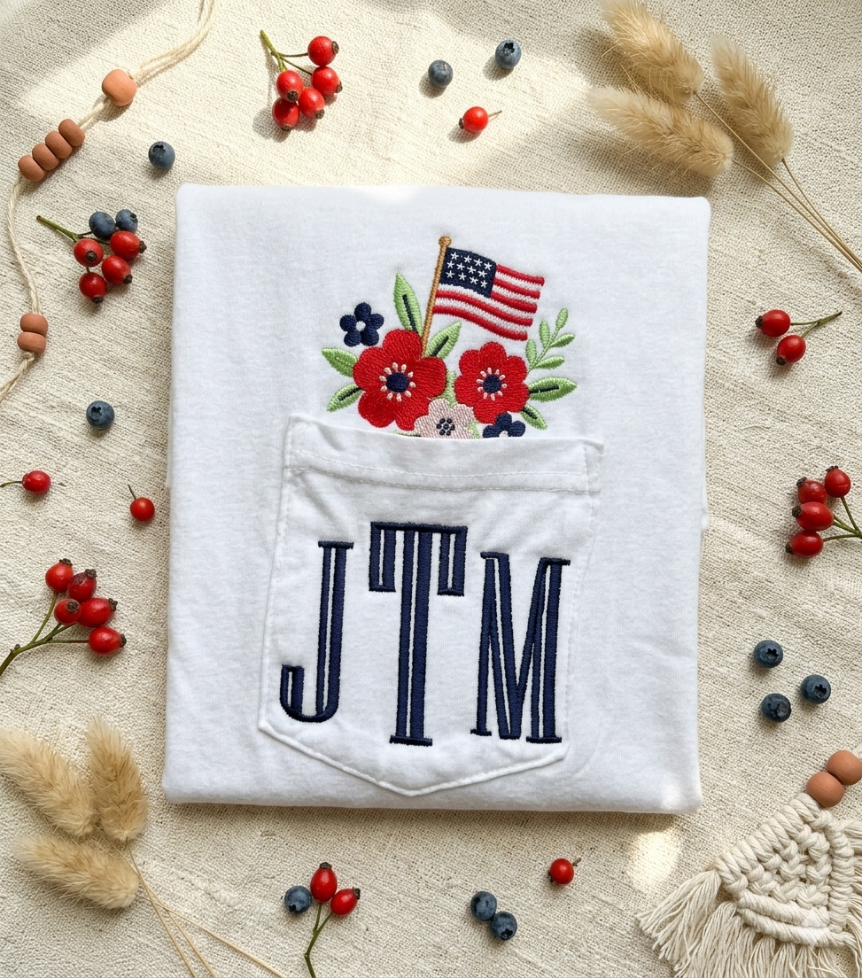 Patriotic Pocket Tee