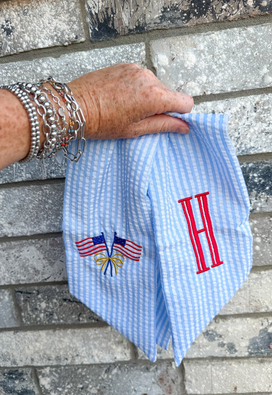 Patriotic Wreath Sash