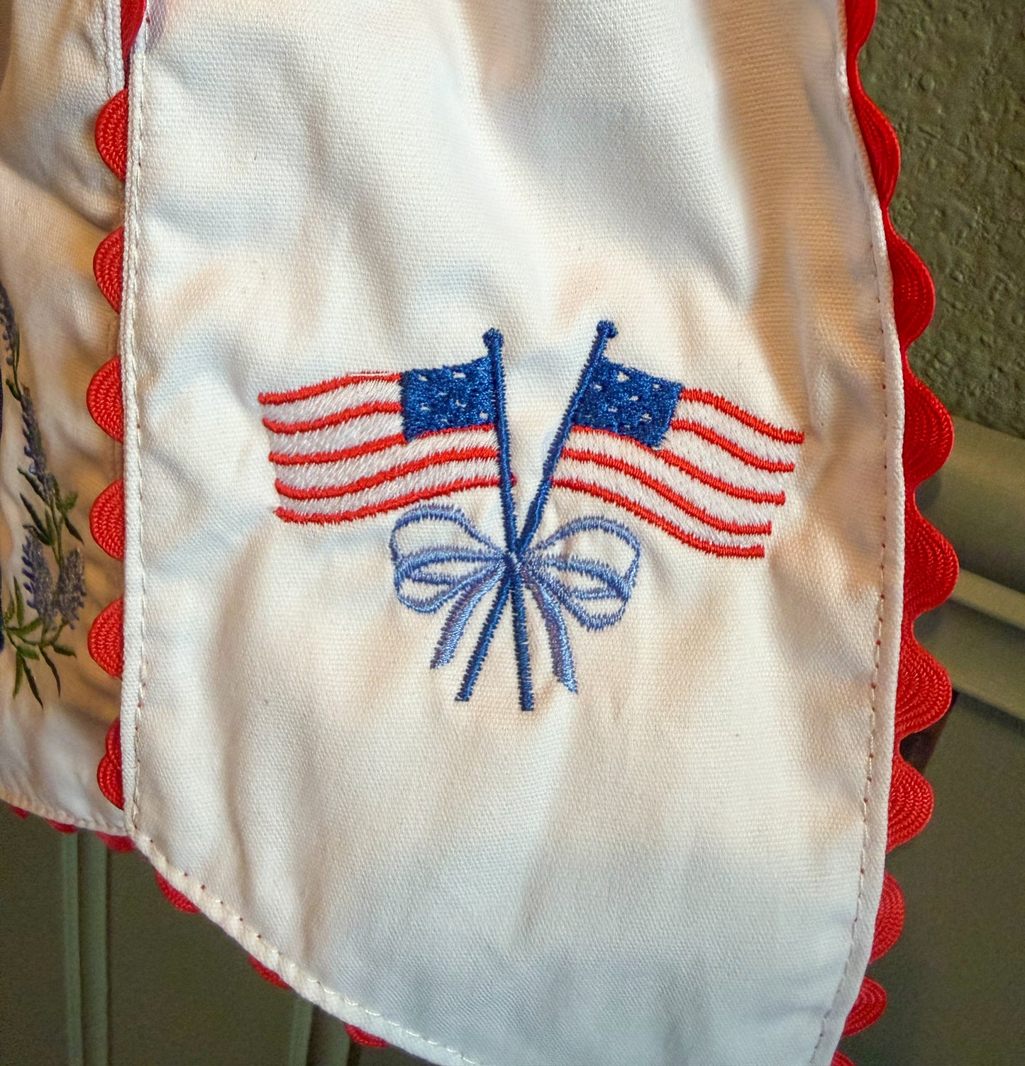 Patriotic Wreath Sash