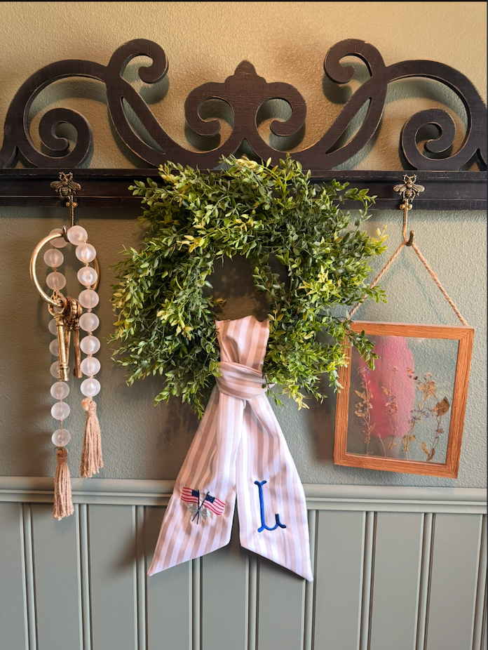 Patriotic Wreath Sash