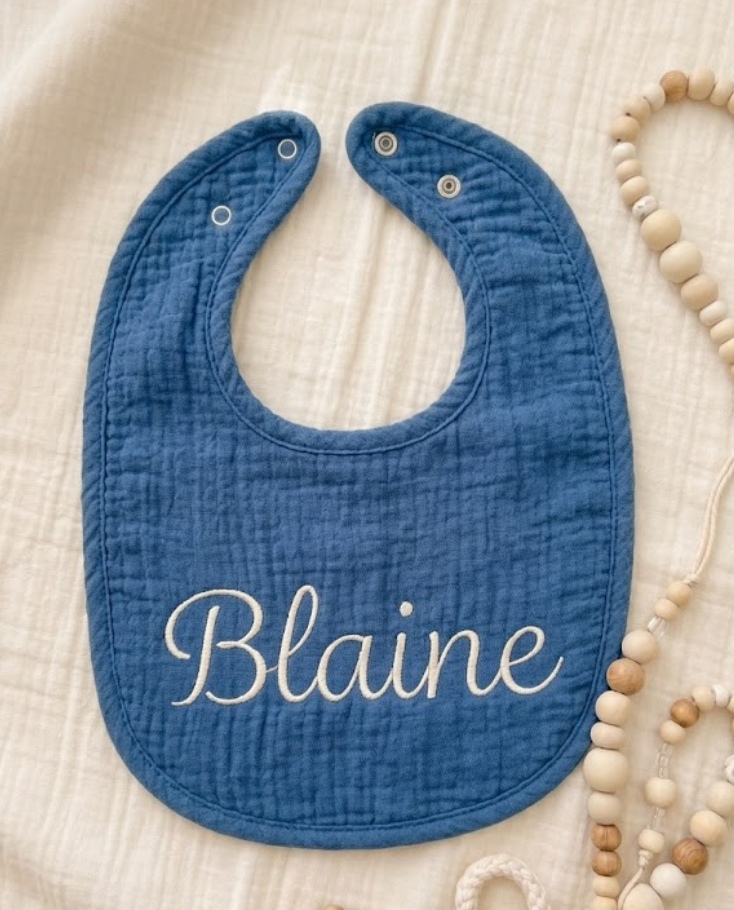 Personalized Muslin Bib