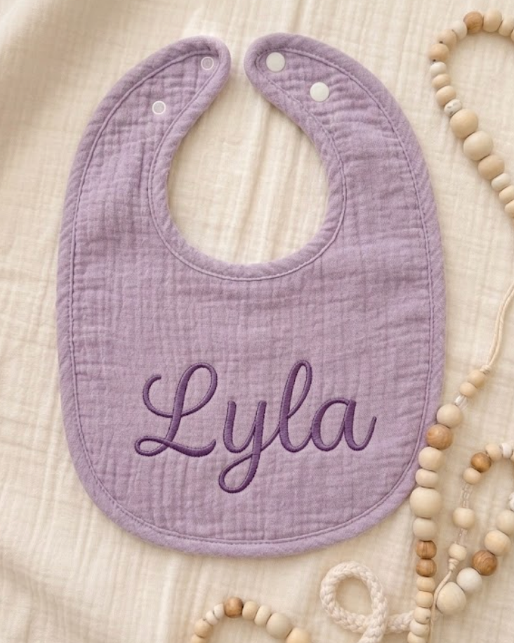 Personalized Muslin Bib