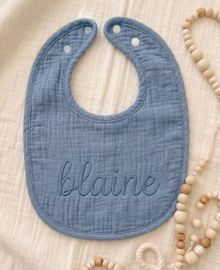 Personalized Muslin Bib
