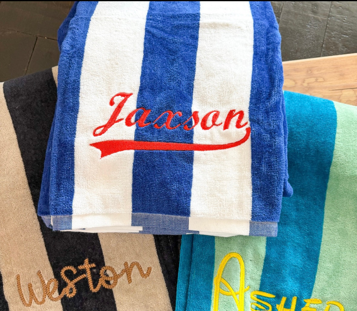 Personalized Beach Towels